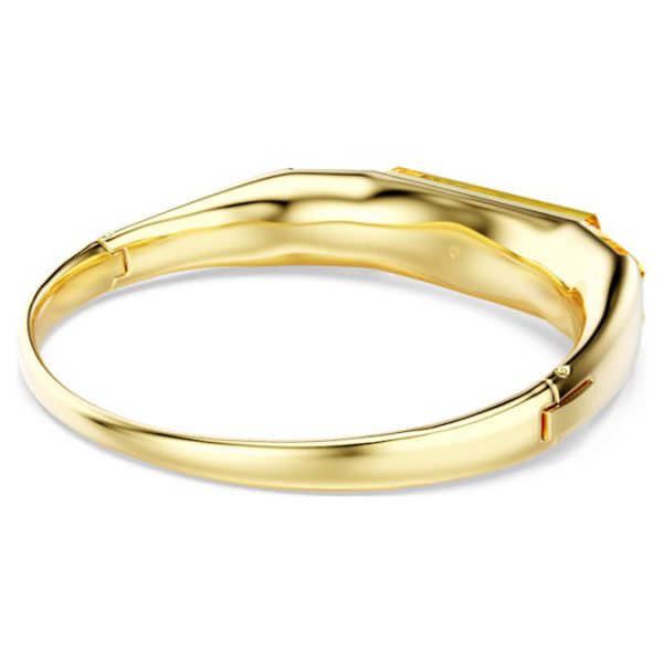 Lucent bangle Yellow, Gold-tone plated - Image 6