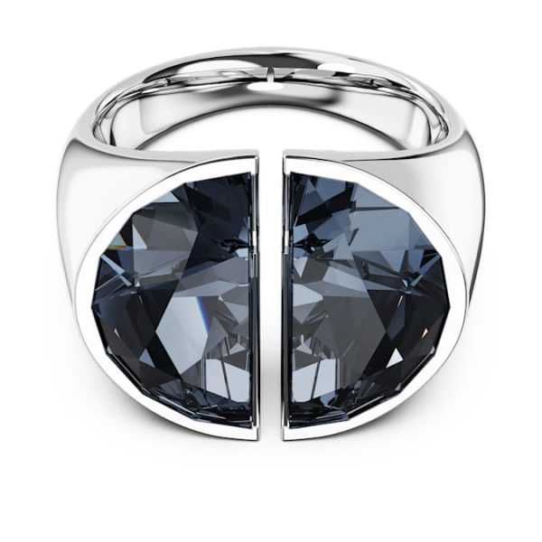 Lucent cocktail ring Gray, Rhodium plated - Image 2