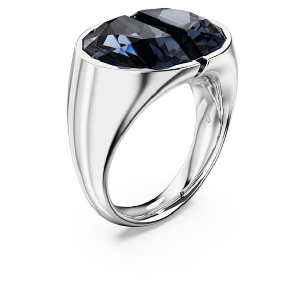 Lucent cocktail ring Gray, Rhodium plated - Image 3