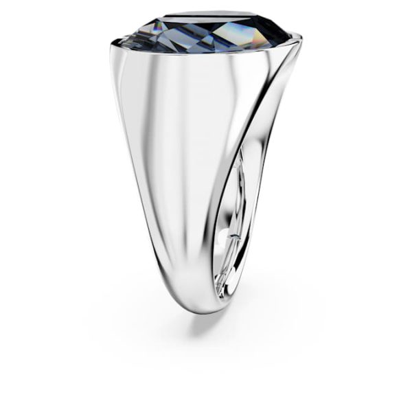 Lucent cocktail ring Gray, Rhodium plated - Image 4