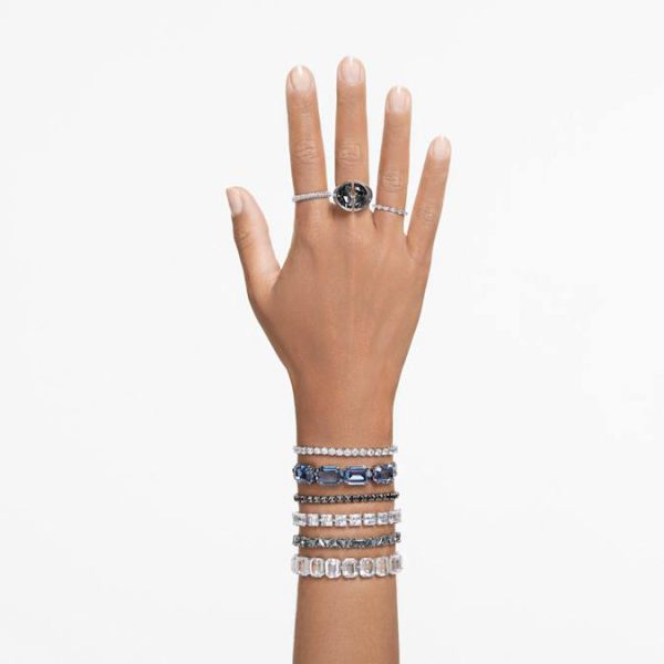 Lucent cocktail ring Gray, Rhodium plated - Image 6