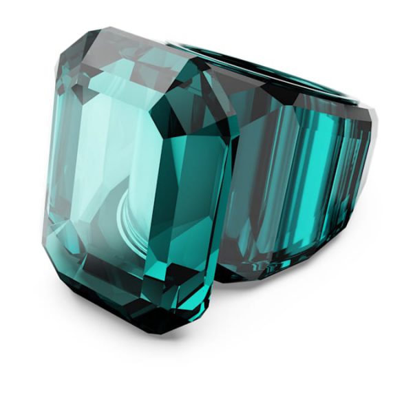 Lucent cocktail ring Octagon cut, Green - Image 2