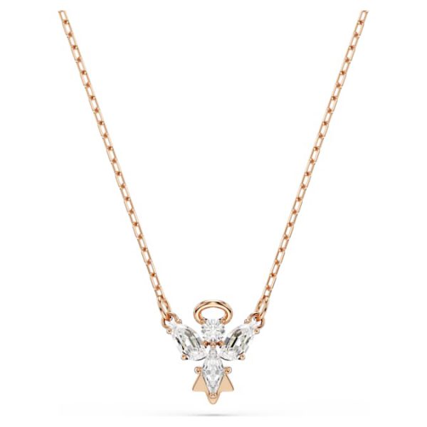 Magic necklace Angel, White, Rose gold-tone plated - Image 2