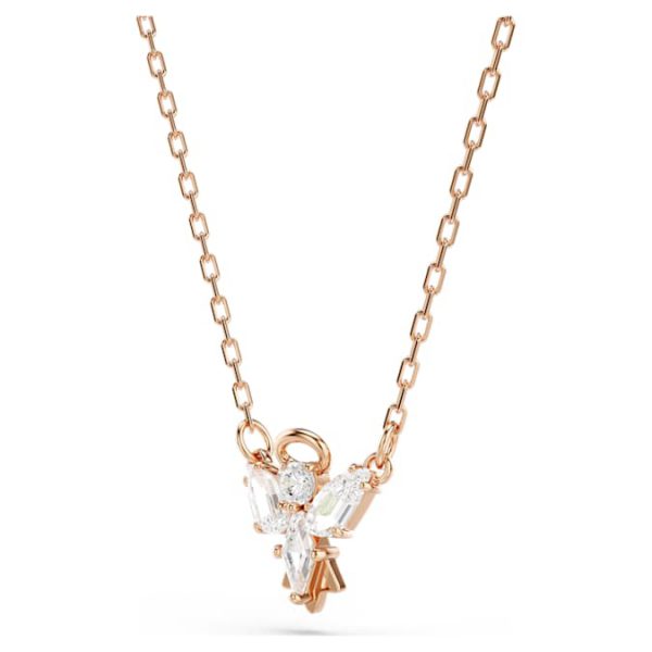 Magic necklace Angel, White, Rose gold-tone plated - Image 4