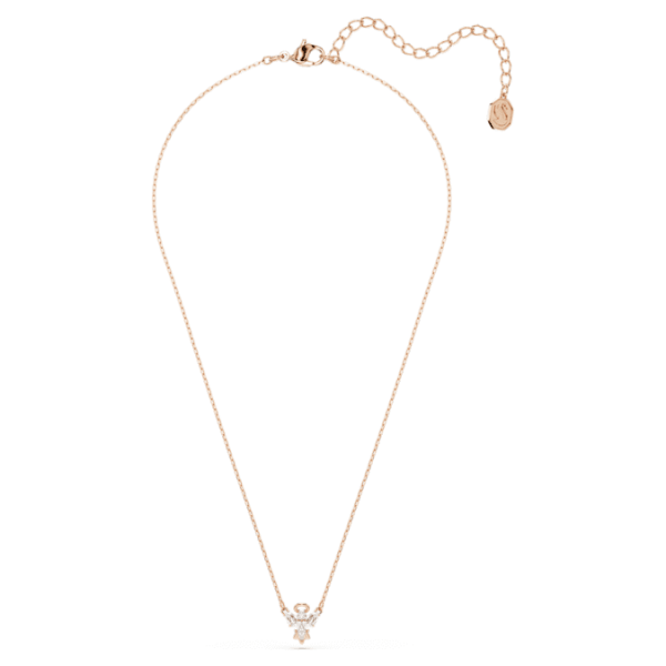 Magic necklace Angel, White, Rose gold-tone plated - Image 3
