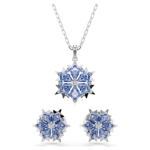 Magic set Snowflake, Blue, Rhodium plated - Image 7