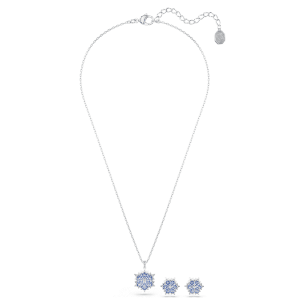 Magic set Snowflake, Blue, Rhodium plated - Image 2