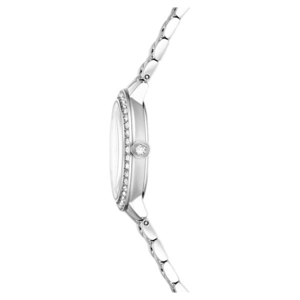 Matrix 3-link watch Swiss Made, Metal bracelet, Silver tone, Stainless steel - Image 7
