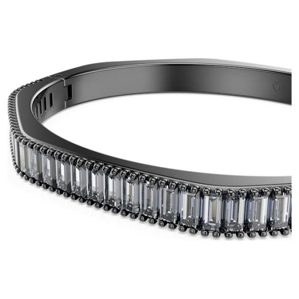 Matrix bangle Baguette cut, Octagon shape, Gray, Ruthenium plated - Image 5