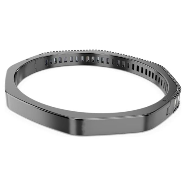 Matrix bangle Baguette cut, Octagon shape, Gray, Ruthenium plated - Image 6