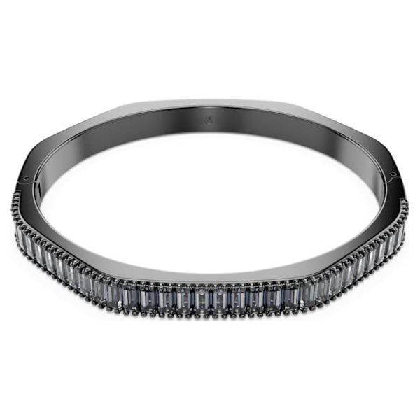 Matrix bangle Baguette cut, Octagon shape, Gray, Ruthenium plated - Image 2