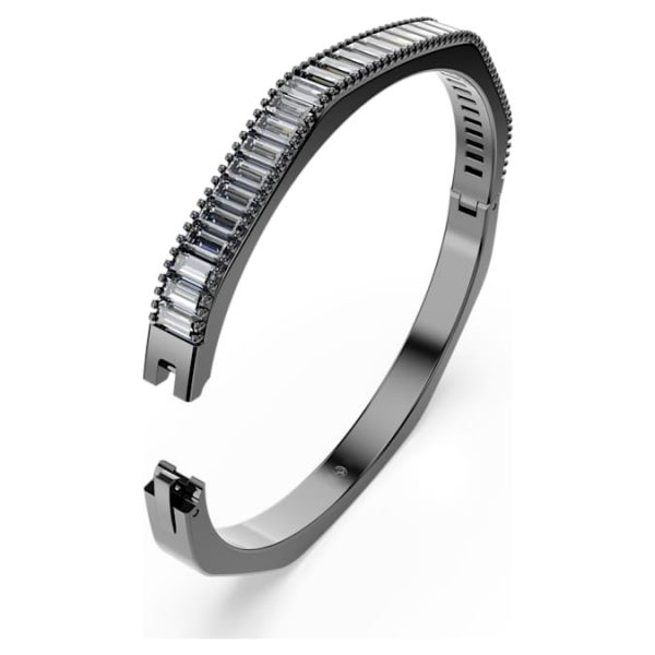 Matrix bangle Baguette cut, Octagon shape, Gray, Ruthenium plated - Image 4