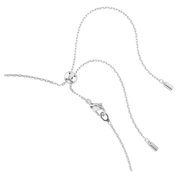 Matrix choker Mixed cuts, Blue, Rhodium plated - Image 4
