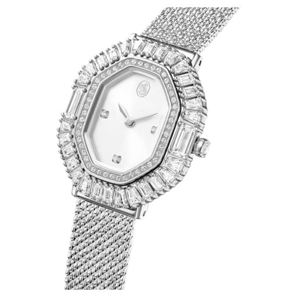 Matrix octagon watch Metal bracelet, Silver tone, Stainless steel - Image 5