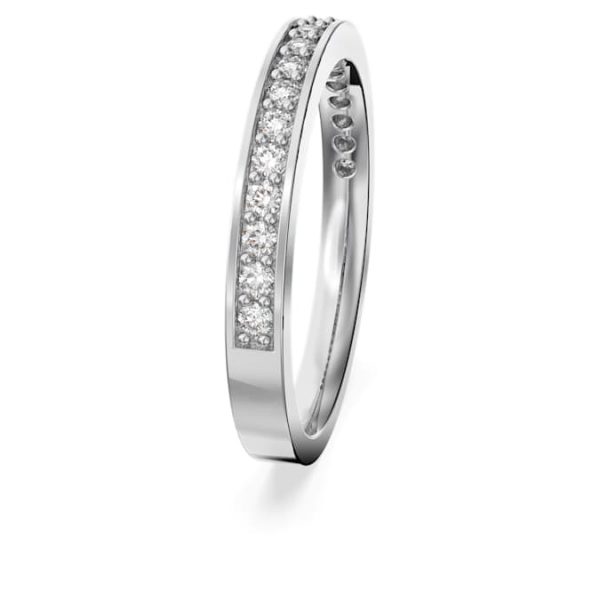 Matrix ring White, Rhodium plated - Image 4