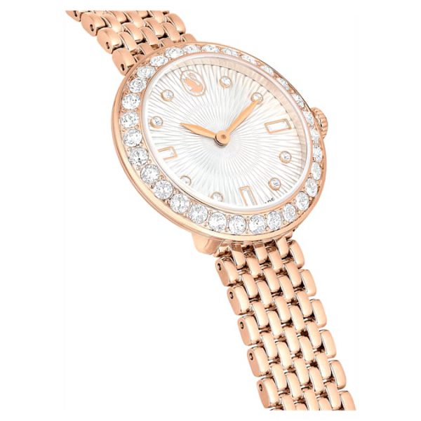 Matrix tennis 7-link watch Swiss Made, Metal bracelet, Rose gold tone, Rose gold-tone finish - Image 6
