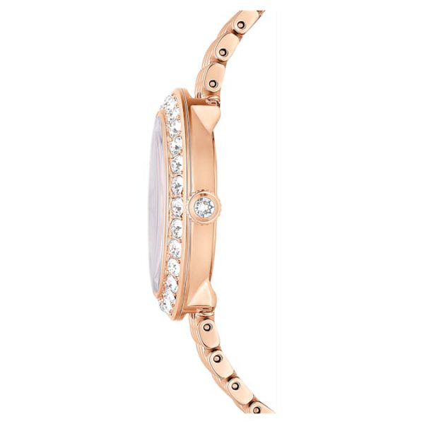 Matrix tennis 7-link watch Swiss Made, Metal bracelet, Rose gold tone, Rose gold-tone finish - Image 7