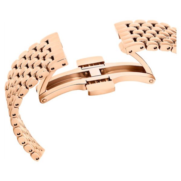 Matrix tennis 7-link watch Swiss Made, Metal bracelet, Rose gold tone, Rose gold-tone finish - Image 8