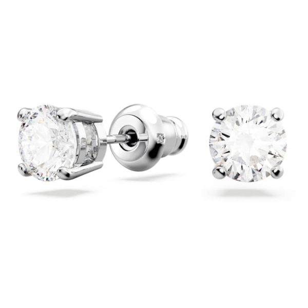 Matrix Tennis set Round cut, White, Rhodium plated - Image 6