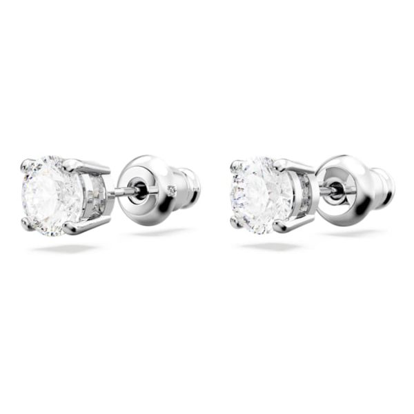 Matrix Tennis set Round cut, White, Rhodium plated - Image 7