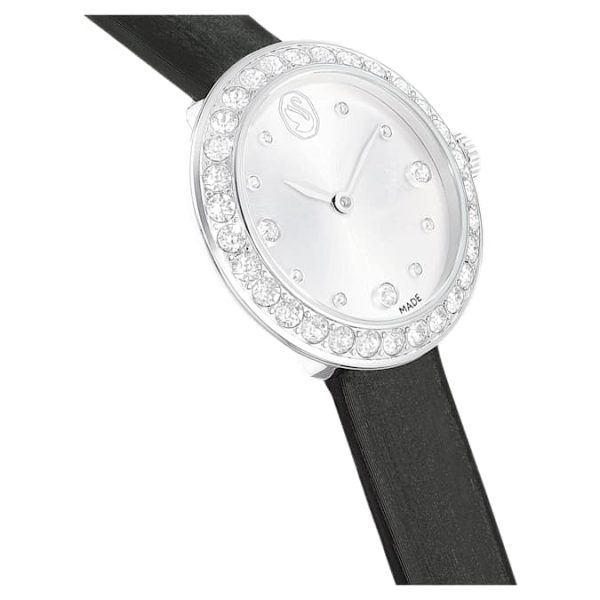 Matrix tennis watch Swiss Made, Leather strap, Black, Stainless Steel - Image 5