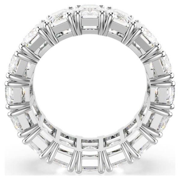 Matrix Vittore ring Baguette cut, White, Rhodium plated - Image 5