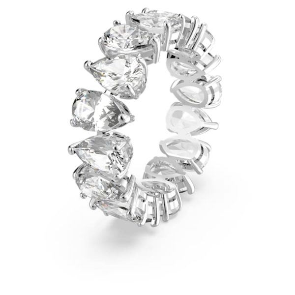 Matrix Vittore ring Drop cut, White, Rhodium plated - Image 3