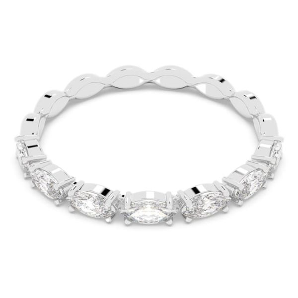Matrix Vittore ring Marquise cut, White, Rhodium plated - Image 2