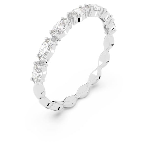 Matrix Vittore ring Marquise cut, White, Rhodium plated - Image 3