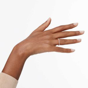 Matrix Vittore ring Marquise cut, White, Rose gold-tone plated