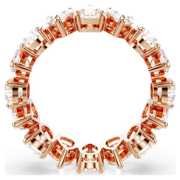 Matrix Vittore ring Pear cut, White, Rose gold-tone finish - Image 5