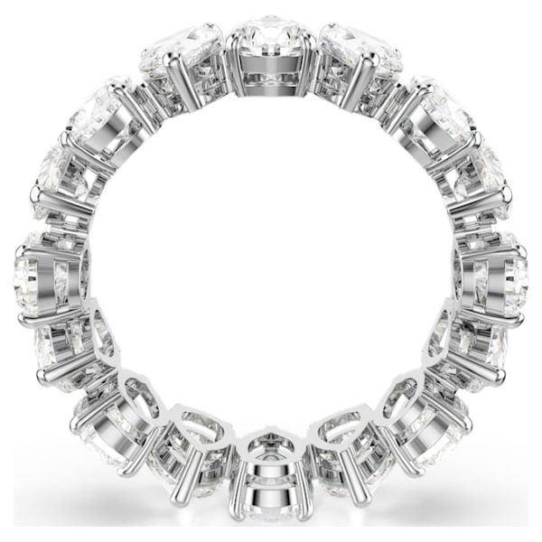 Matrix Vittore ring Pear cut, White, Silver-tone finish - Image 5
