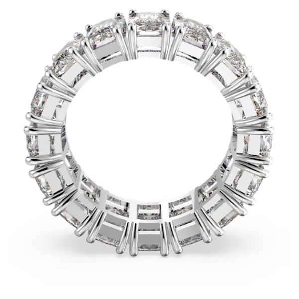 Matrix Vittore ring Rectangular cut, White, Rhodium plated - Image 5
