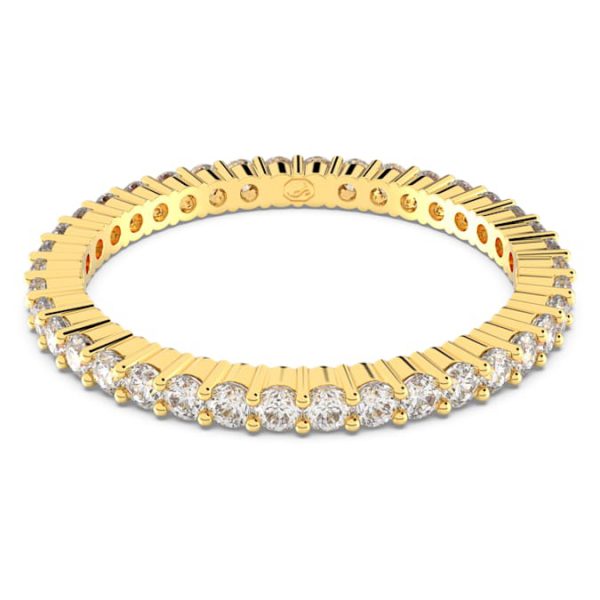 Matrix Vittore ring Round cut, White, Gold-tone finish - Image 2