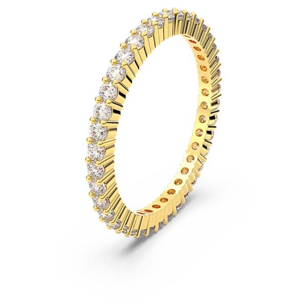 Matrix Vittore ring Round cut, White, Gold-tone finish - Image 3