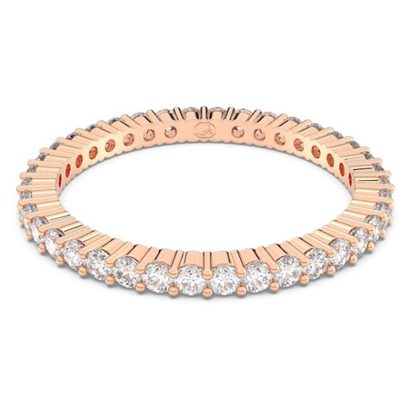 Matrix Vittore ring Round cut, White, Rose gold-tone plated - Image 2