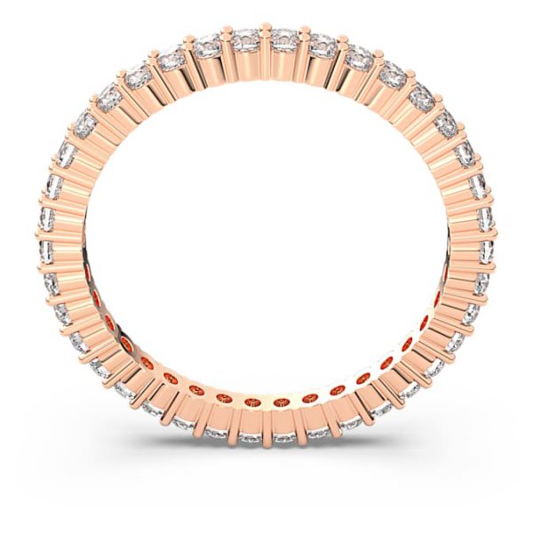 Matrix Vittore ring Round cut, White, Rose gold-tone plated - Image 5