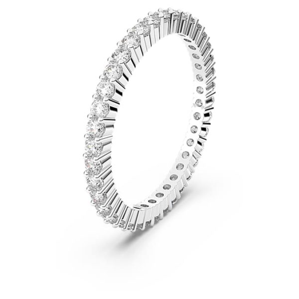 Matrix Vittore ring Round cut, White, Silver-tone finish - Image 3