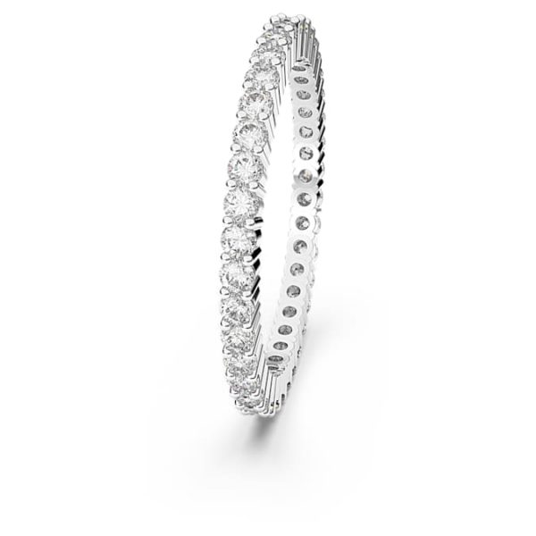 Matrix Vittore ring Round cut, White, Silver-tone finish - Image 4