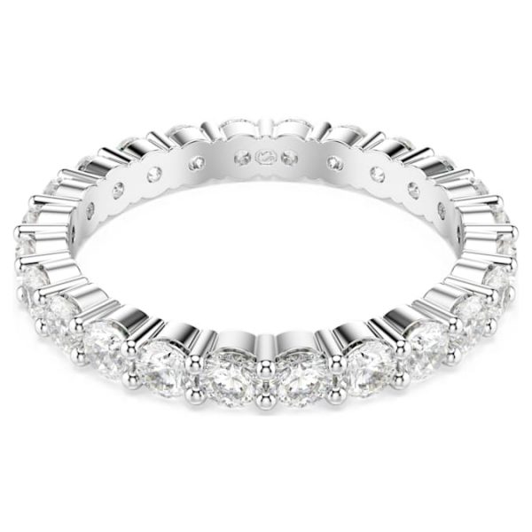 Matrix Vittore ring Round cut, White, Silver-tone finish - Image 2