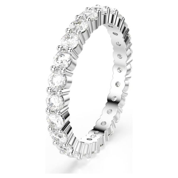 Matrix Vittore ring Round cut, White, Silver-tone finish - Image 3