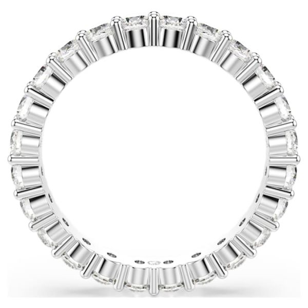 Matrix Vittore ring Round cut, White, Silver-tone finish - Image 4