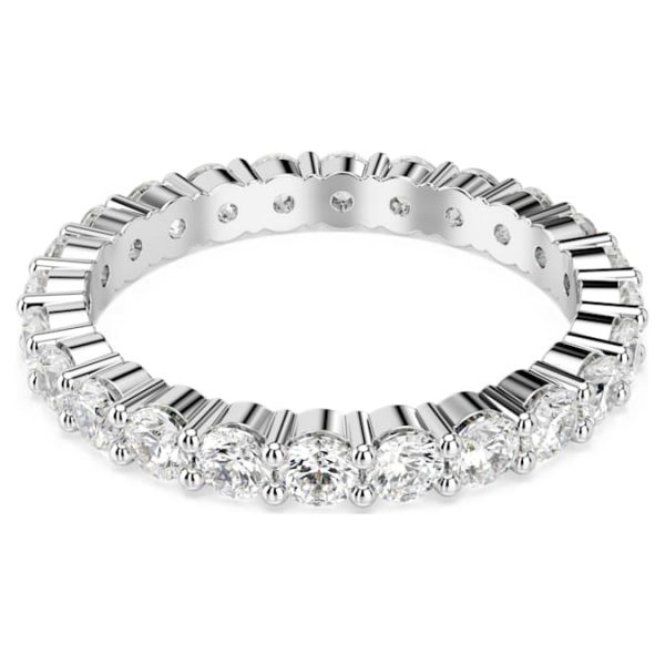 Matrix Vittore ring Round cut, White, Silver-tone finish - Image 5