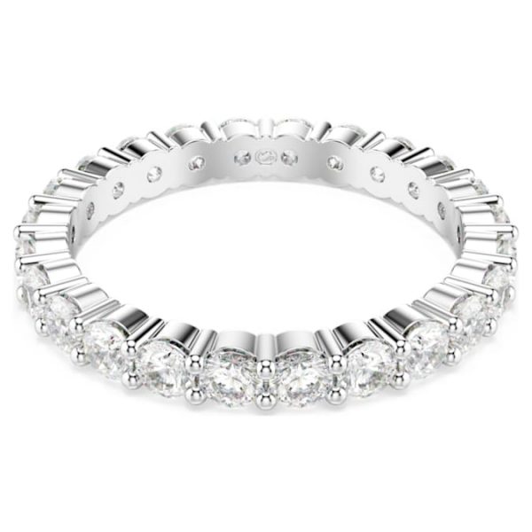 Matrix Vittore ring Round cut, White, Silver-tone finish - Image 8