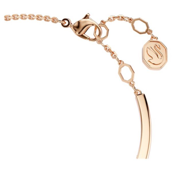 Mesmera bangle Mixed cuts, White, Rose gold-tone plated - Image 4
