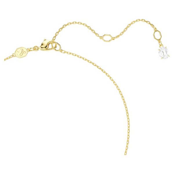 Mesmera necklace Heart, White, Gold-tone plated - Image 4