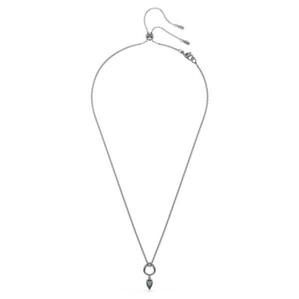 Mesmera pendant Mixed cuts, Gray, Ruthenium plated - Image 3