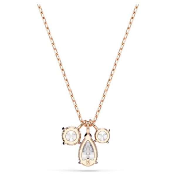Mesmera pendant Mixed cuts, White, Rose gold-tone plated - Image 6