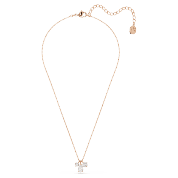 Mesmera pendant Mixed cuts, White, Rose gold-tone plated - Image 3