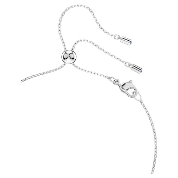 Mesmera pendant Pear cut, White, Rhodium plated - Image 5